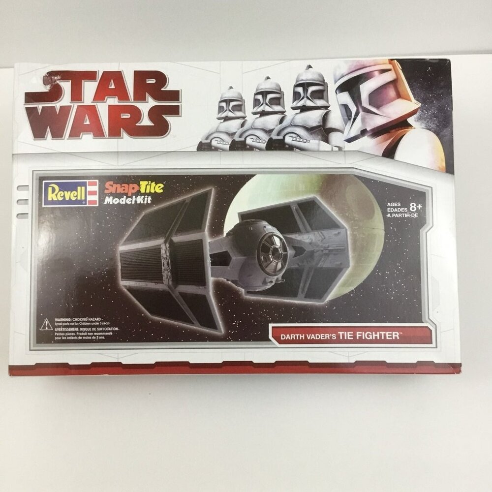 Revell Snap Tite Star Wars Darth Vader's Tie Fighter Model Kit 85-1857 Level 1